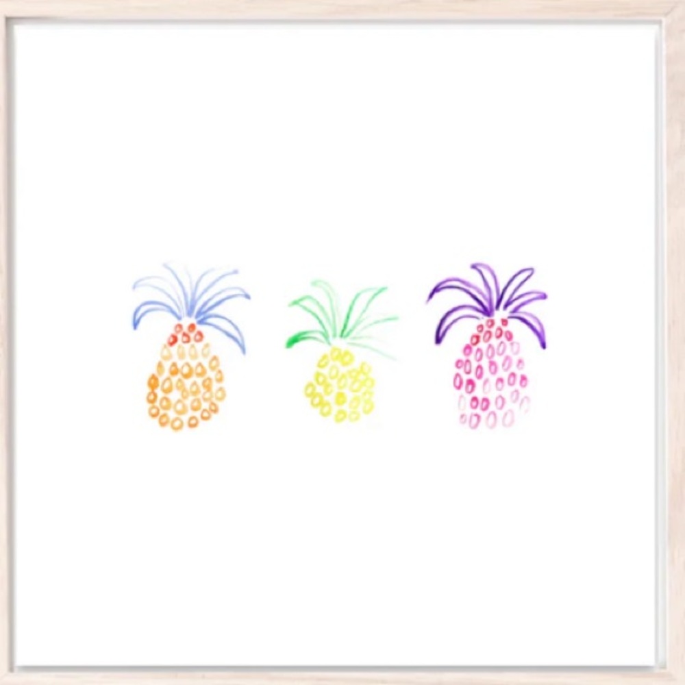 Island Haus Co Pineapple Trio Print